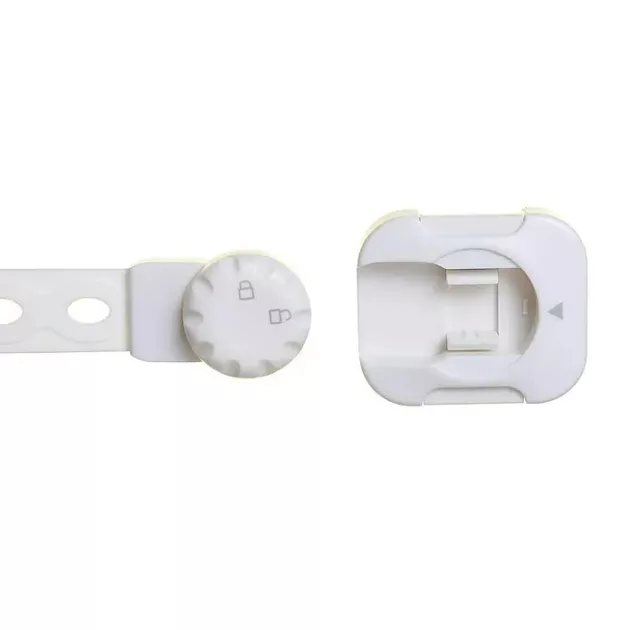 Dreambaby Twist 'n lock multifunkciós zár 2 db - fehér