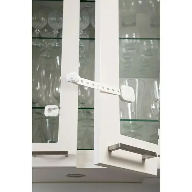 Dreambaby Twist 'n lock multifunkciós zár 2 db - fehér