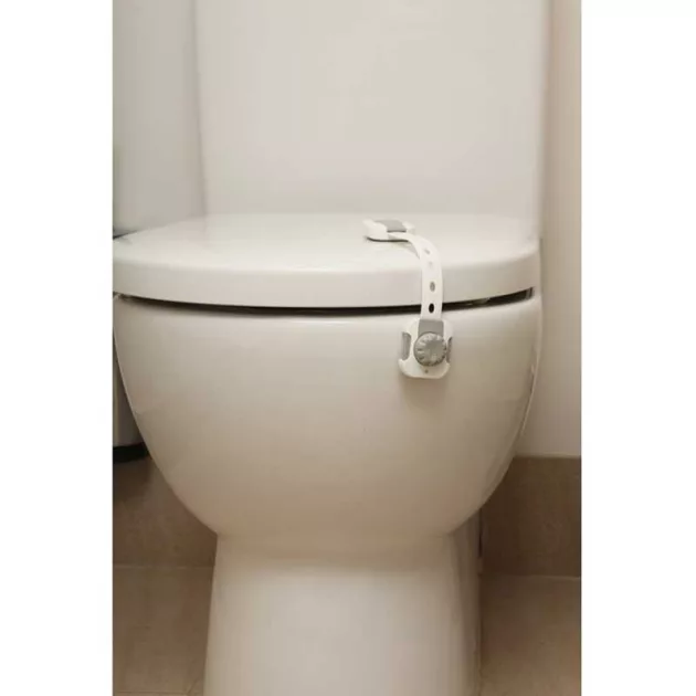 Dreambaby Twist 'n lock multifunkciós zár - fehér/szürke