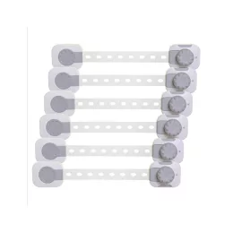   Dreambaby Twist 'n lock multifunkciós zár 6db - fehér/szürke