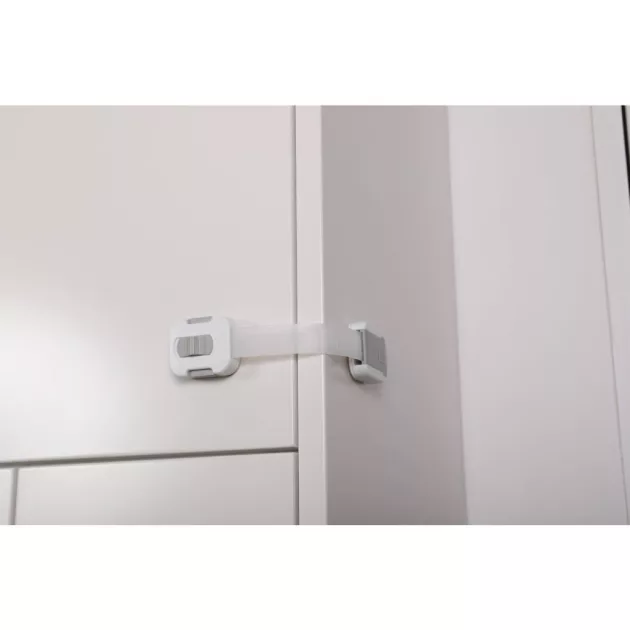 Dreambaby Adapta-latch multifunkciós zár - fehér/szürke