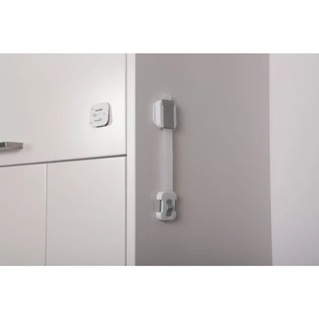 Dreambaby Adapta-latch multifunkciós zár - fehér/szürke