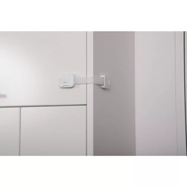 Dreambaby Adapta-latch multifunkciós zár 2db - fehér/szürke