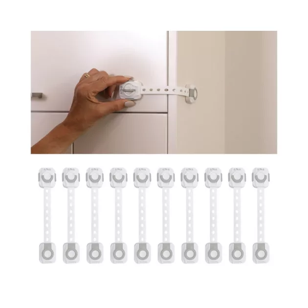 Dreambaby 'Dial-it' többfunkciós pántos zár - 10 db