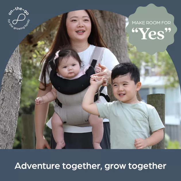 Dreambaby Journey ergonomikus 3az1 ben babahordozó - bézs