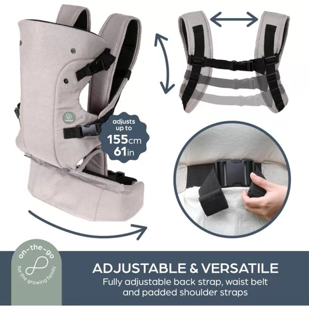 Dreambaby Journey ergonomikus 3az1 ben babahordozó - bézs