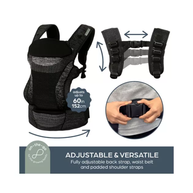 Dreambaby Inspire szövet babahordozó - fekete