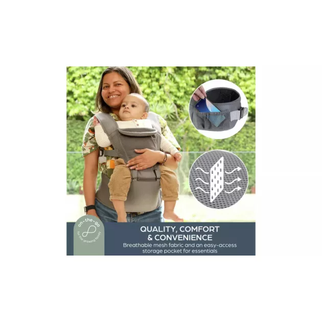 Dreambaby Elevate 5az1 ben babahordozó - szürke