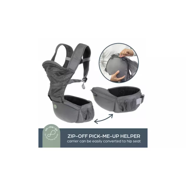 Dreambaby Elevate 5az1 ben babahordozó - szürke