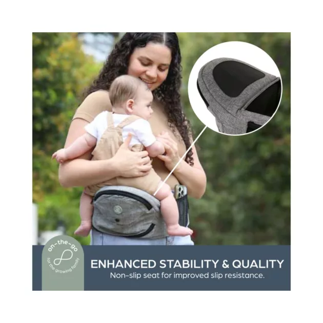 Dreambaby Up & go csípőhordozó - szürke