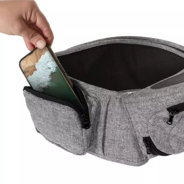 Dreambaby Up & go csípőhordozó - szürke