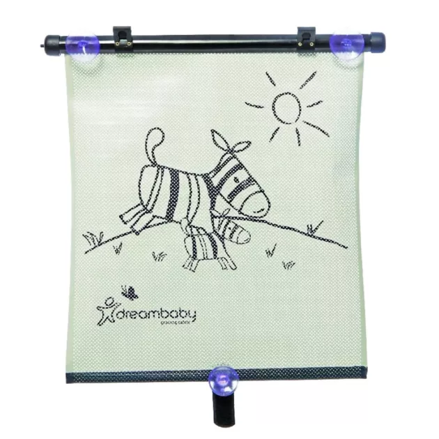 Dreambaby Kétoldalú napellenző rolós - Zebra