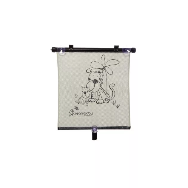 Dreambaby Kétoldalú napellenző rolós szett - Zebra + Tiger