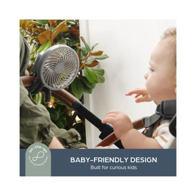 Dreambaby Smart-grip rugalmas ventilátor - szürke