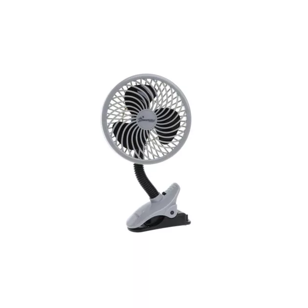 Dreambaby Ezy-fit csíptetős ventilátor - black/grey
