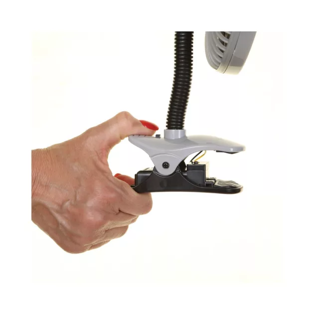 Dreambaby Ezy-fit csíptetős ventilátor - black/grey