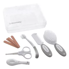 Dreambaby Essentials 10 darabos ápolási készlet - szürke