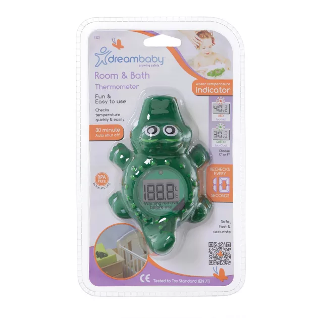 Dreambaby Digitális szoba- és fürdőszoba hőmérő - krokodil