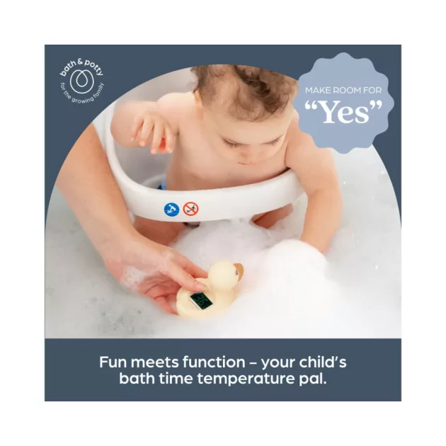 Dreambaby Digitális szoba- és fürdőszoba hőmérő - kacsa bézs