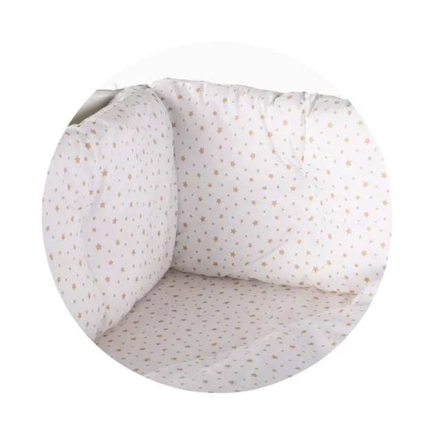 Chipolino 9 részes ágynemű garnitúra paplanhuzattal 60/120 - Beige stars