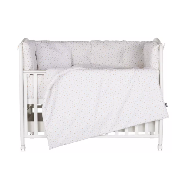 Chipolino 9 részes ágynemű garnitúra paplanhuzattal 60/120 - Beige stars