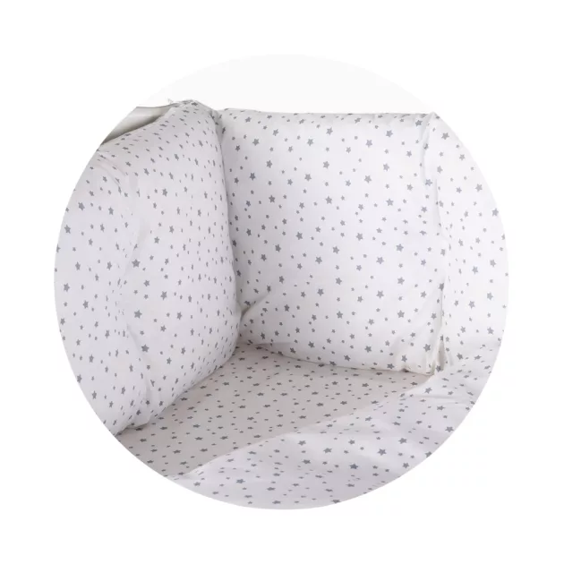 Chipolino 9 részes ágynemű garnitúra paplanhuzattal 60/120 - Grey stars