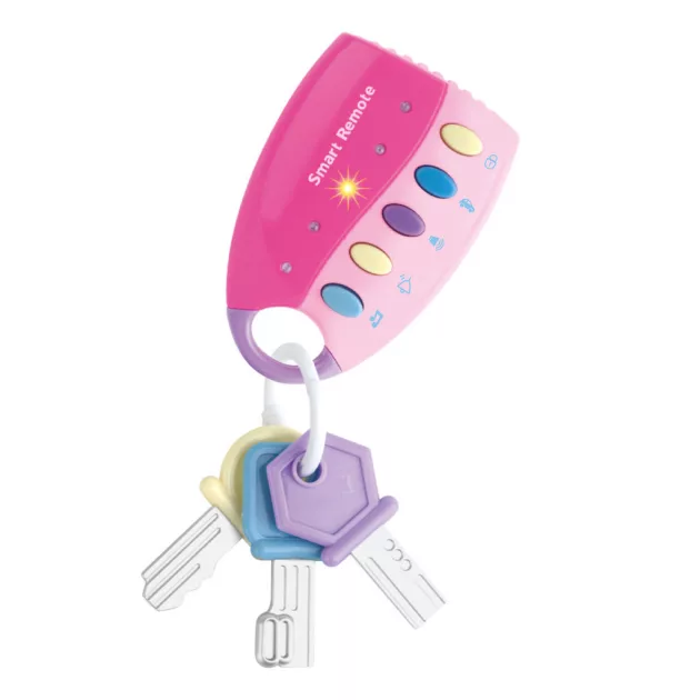Chipolino Gyerekjáték távirányító és kulcsok - pink