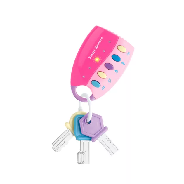 Chipolino Gyerekjáték távirányító és kulcsok - pink