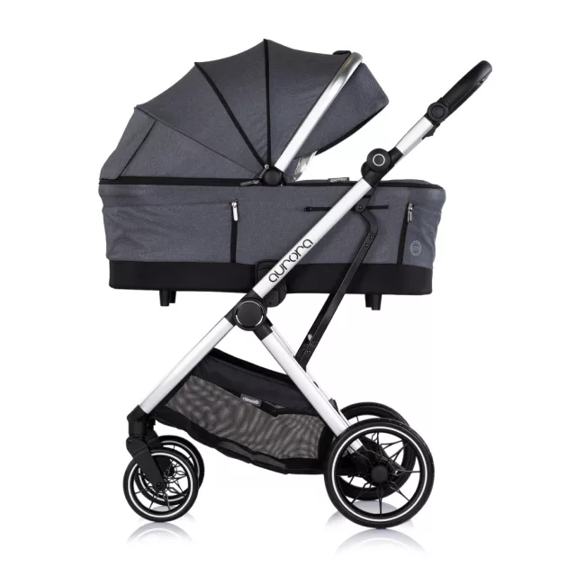 Chipolino Aurora 3az1-ben multifunkciós babakocsi - Charcoal