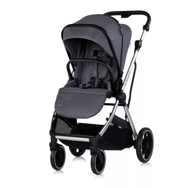 Chipolino Aurora 3az1-ben multifunkciós babakocsi - Charcoal
