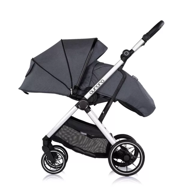 Chipolino Aurora 3az1-ben multifunkciós babakocsi - Charcoal