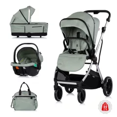 Chipolino Aurora 3az1-ben multifunkciós babakocsi - Matcha