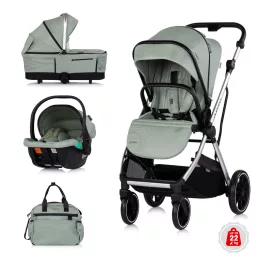 Chipolino Aurora 3az1-ben multifunkciós babakocsi - Matcha