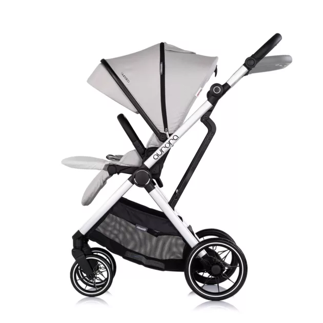 Chipolino Aurora 3az1-ben multifunkciós babakocsi - Platinum