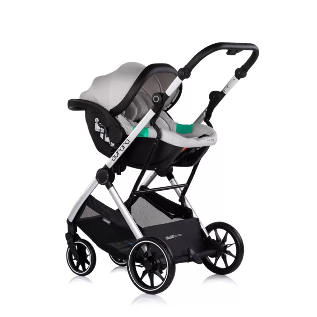 Chipolino Aurora 3az1-ben multifunkciós babakocsi - Platinum