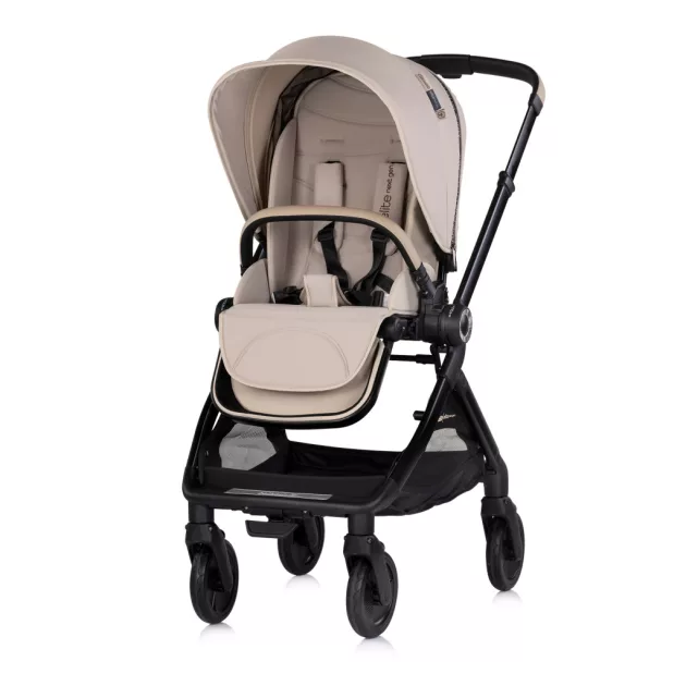 Chipolino Elite Next Gen újszülött babakocsi 22 kg-ig - Latte