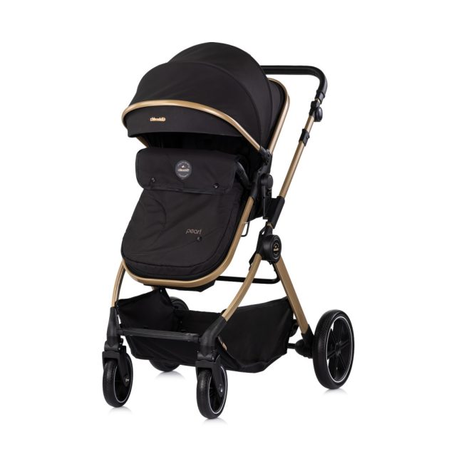 Chipolino Pearl babakocsi 2:1-ben mózessé alakítható sportrésszel - Noir