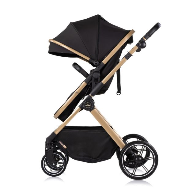 Chipolino Pearl babakocsi 2:1-ben mózessé alakítható sportrésszel - Noir