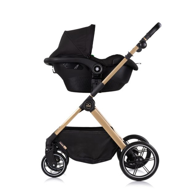 Chipolino Pearl babakocsi 2:1-ben mózessé alakítható sportrésszel - Noir