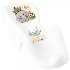   Chipolino Wild & Free babatartó kádba - Little Elephant white/green