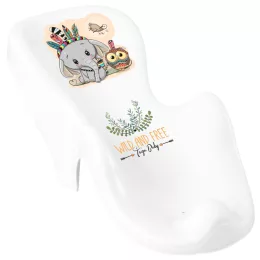   Chipolino Wild & Free babatartó kádba - Little Elephant white/green