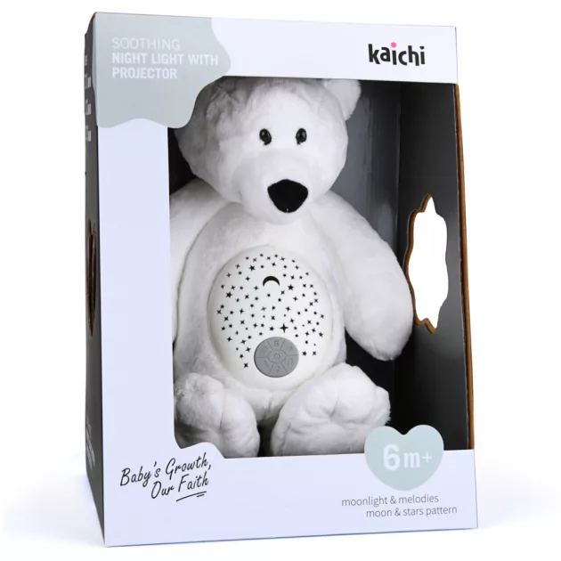 Chipolino Plüssjáték projektorral és zenével - Bear
