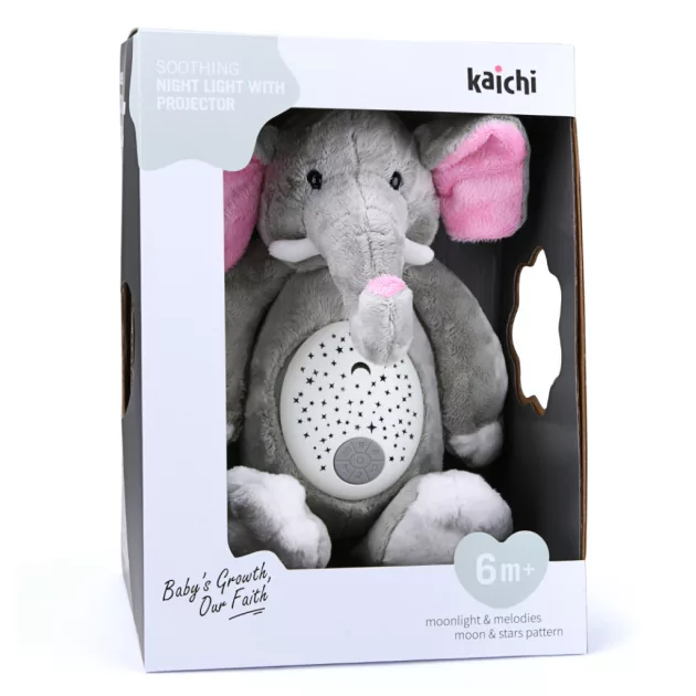 Chipolino Plüssjáték projektorral és zenével - Elephant
