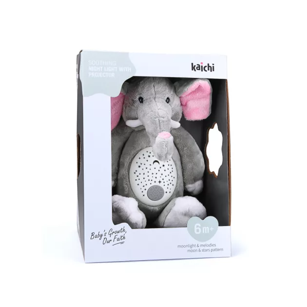 Chipolino Plüssjáték projektorral és zenével - Elephant