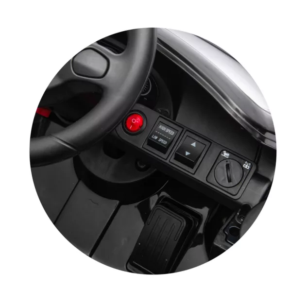 Chipolino Porsche Carrera GT LUX elektromos autó - black