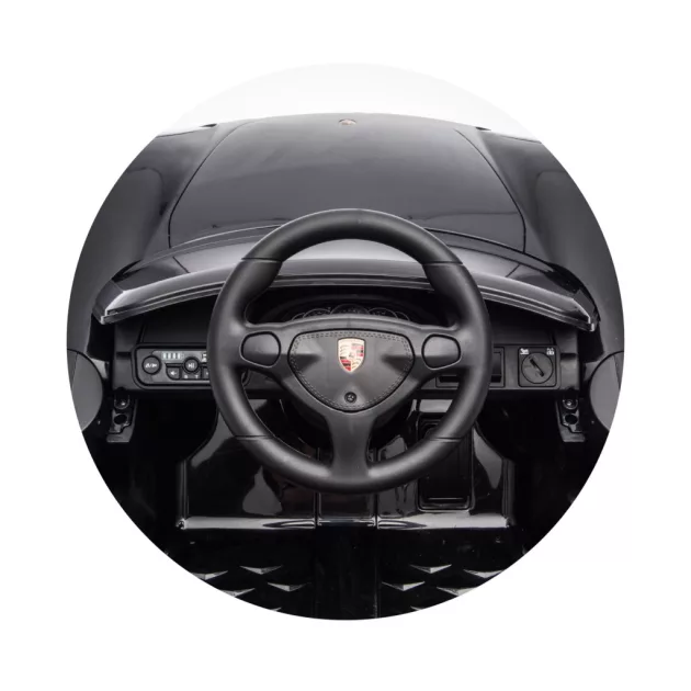 Chipolino Porsche Carrera GT LUX elektromos autó - black