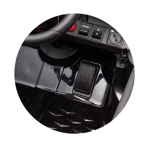 Chipolino Porsche Carrera GT LUX elektromos autó - black