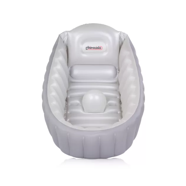 Chipolino Baby Cloud felfújható babakád pumpával - Grey