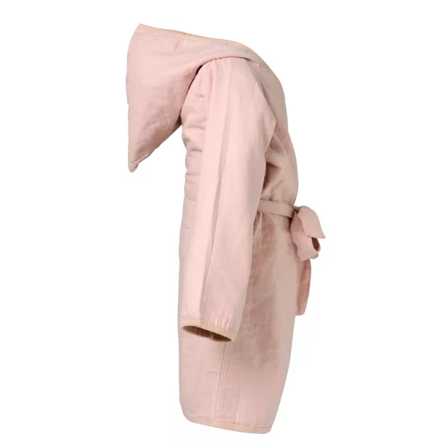 Mininor biopamut fürdőköpeny 12-24 hó - barack