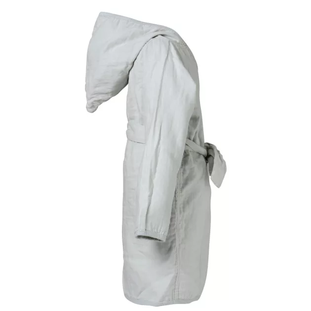 Mininor biopamut fürdőköpeny 12-24 hó - szürke